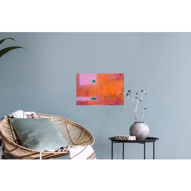 Muursticker - Abstract - Vlakken - Kunst - Modern - Oranje — 4