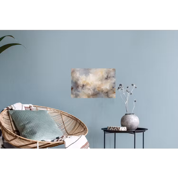 Muursticker - Abstract - Wolken - Sfeervol - Beige - Grijs — 4