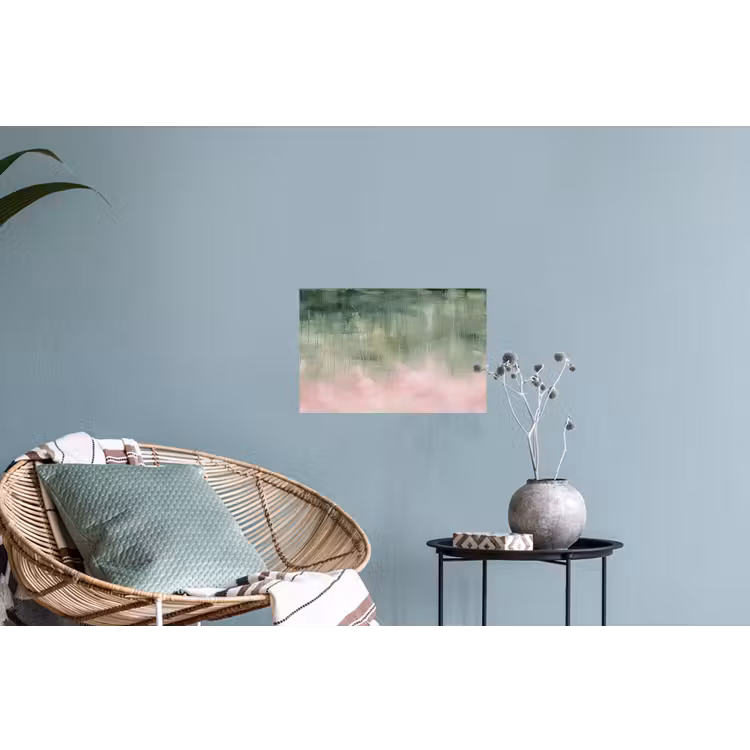Muursticker - Kunst - Abstract - Modern - Groen - Roze — 4