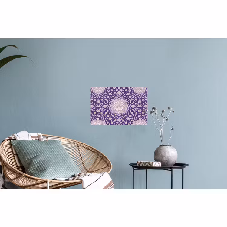 Muursticker - Patroon - Medallion - Oosters - Paars - Decoratie — 4