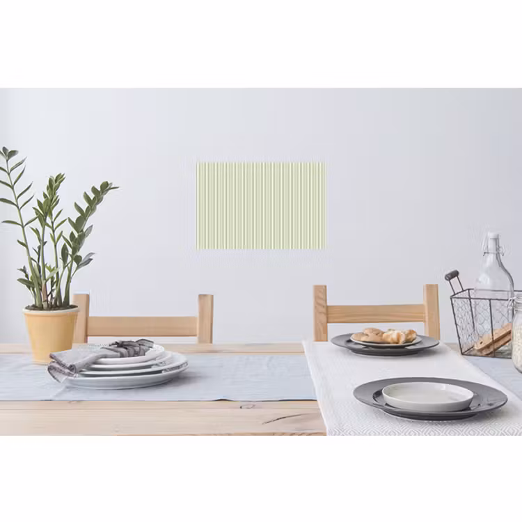 Muursticker - Saliegroen - Strepen - Minimalistisch - Patroon — 3