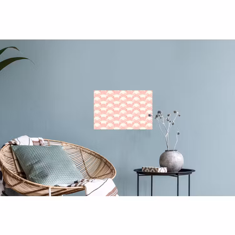Muursticker - Roze - Waaiers - Mozaïek - Patroon — 4