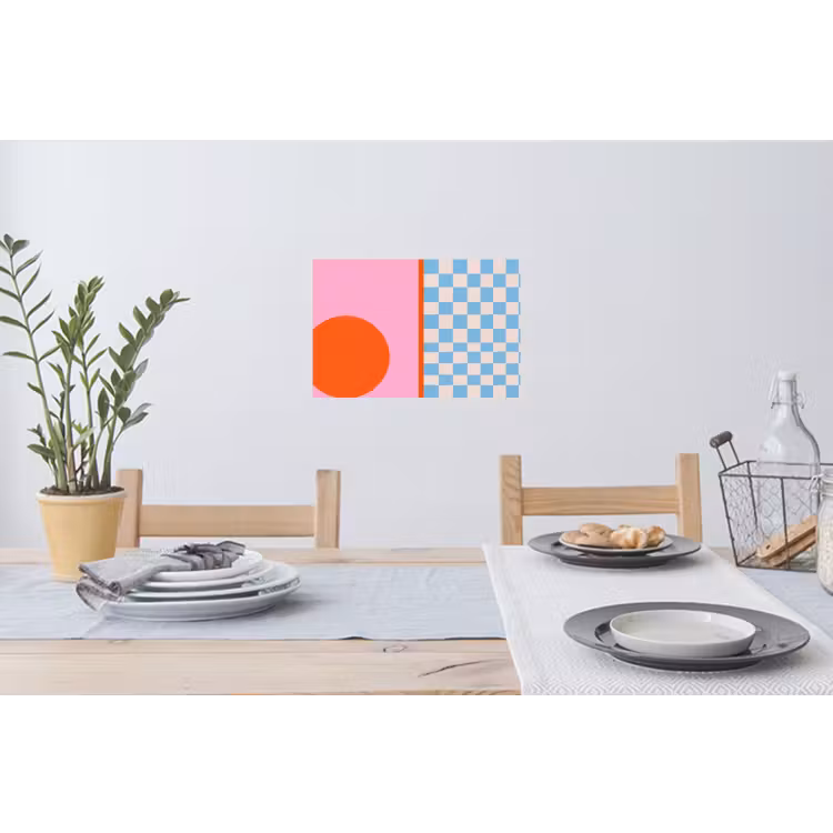 Muursticker - Abstract - Vormen - Geometrisch - Modern - Kleurrijk — 3