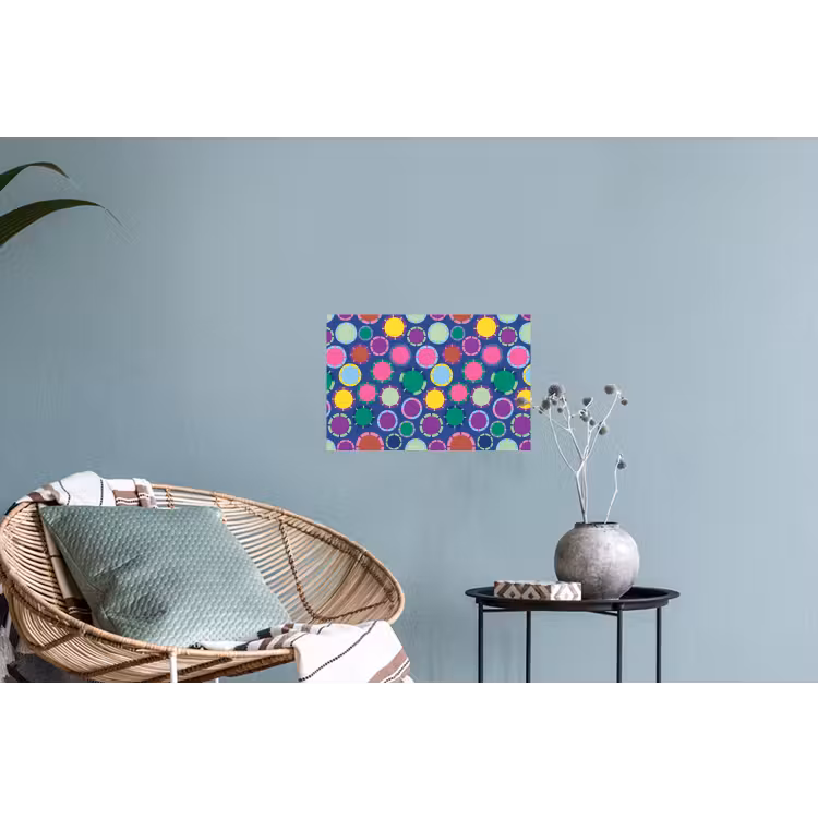 Muursticker - Patroon - Cirkels - Abstract - Kleurrijk — 4