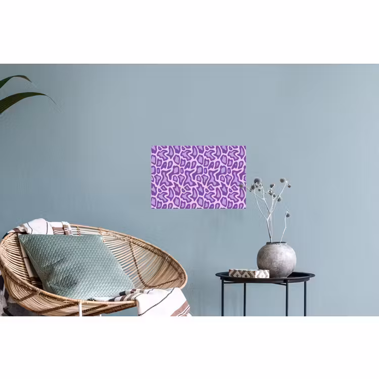 Muursticker - Paars - Abstract - Luipaard - Vlekken - Groovy - Patroon — 4