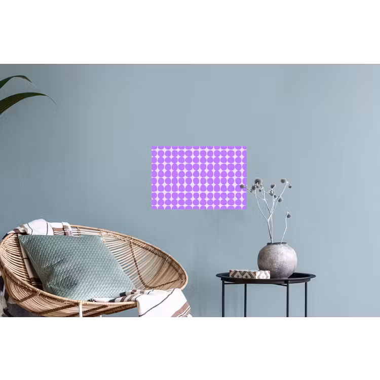 Muursticker - Paars - Geometrisch - Stippen - Polka Dot - Patroon — 4
