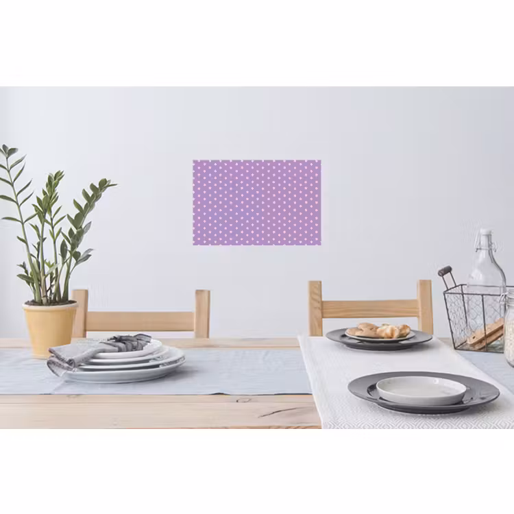 Muursticker - Paars - Roze - Sterren - Geometrisch - Patroon — 3