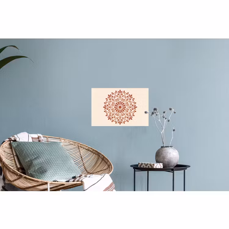 Muursticker - Decoratie - Cirkel - Symmetrisch - Modern - Roodbruin — 4