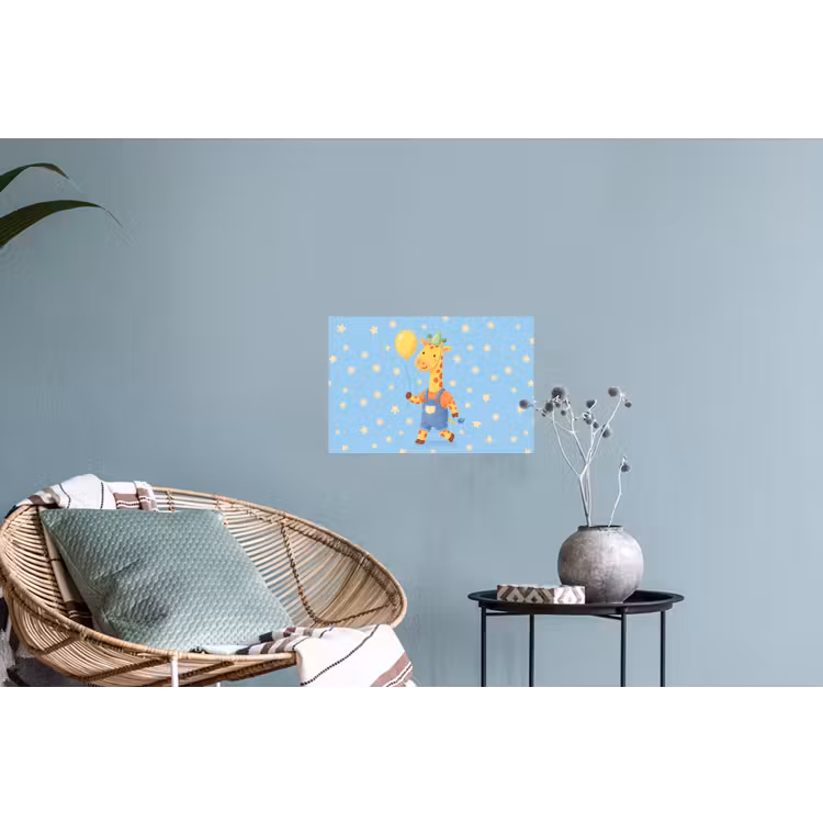 Muursticker - Dieren - Giraffe - Ballon - Feest - Kinderkamer — 4