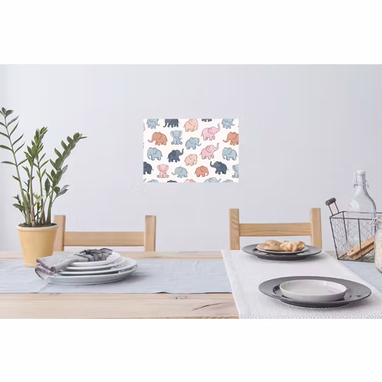 Muursticker - Dieren - Patroon - Kinderkamer - Pastel - Speels — 3
