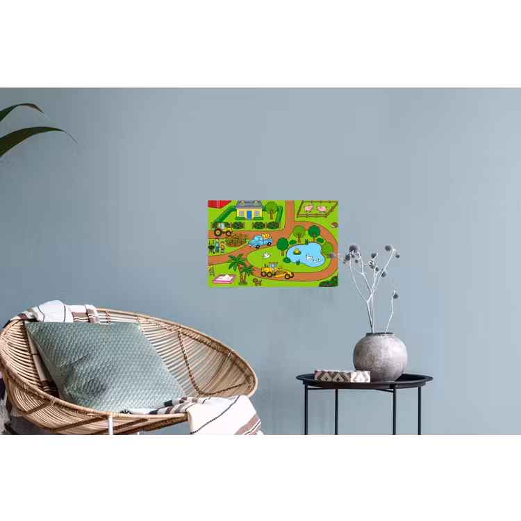 Muursticker - Platteland - Dieren - Cartoon — 4