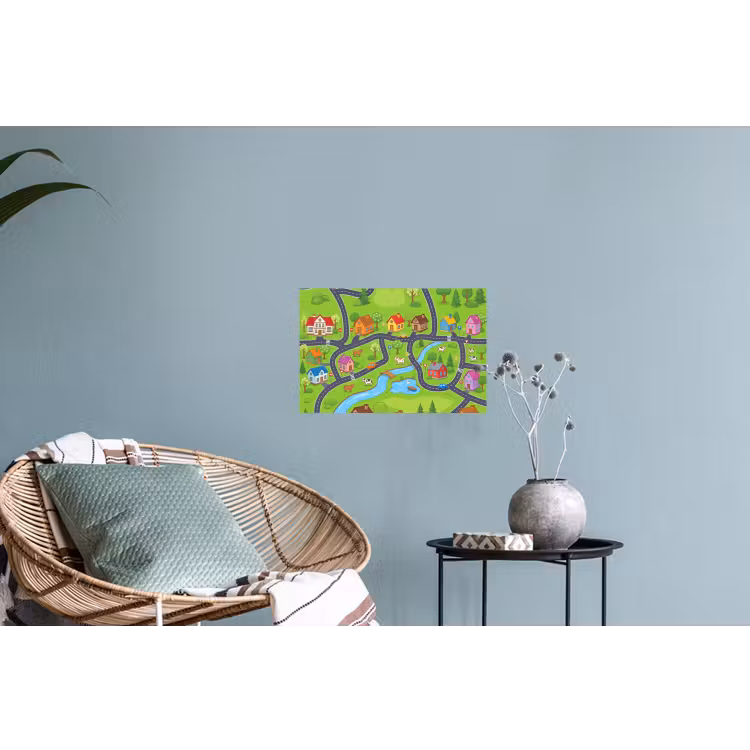 Muursticker - Dorp - Wegen - Huizen — 4