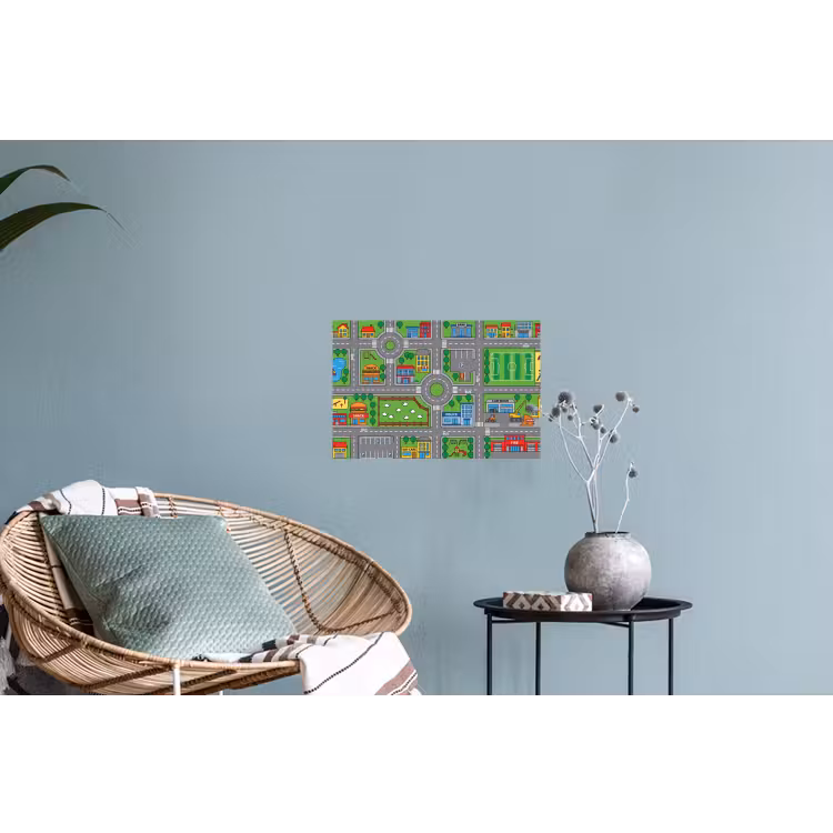 Muursticker - Gebouwen - Straten - Kinderlijk — 4