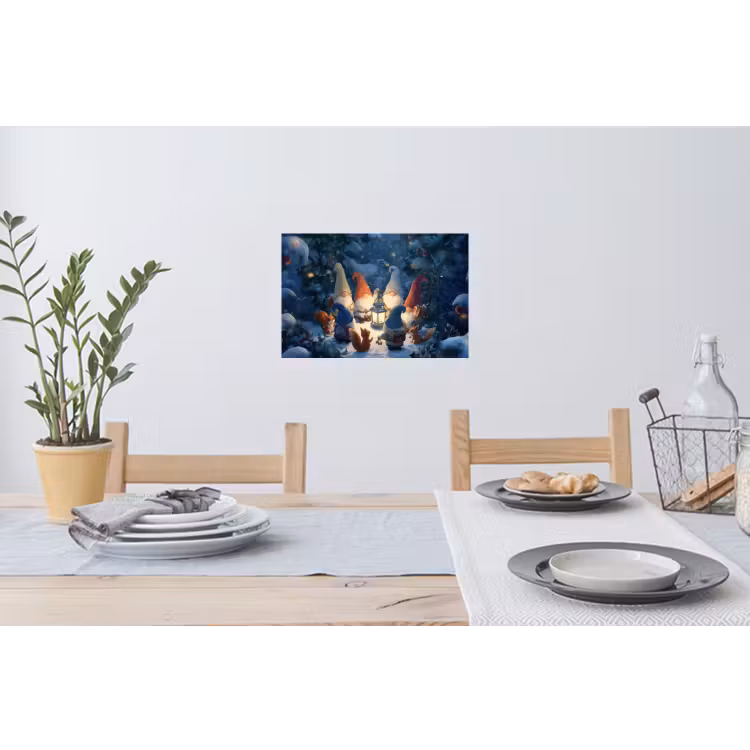 Muursticker - Winter - Gnooms - Eekhoorns - Meerkleurig — 3