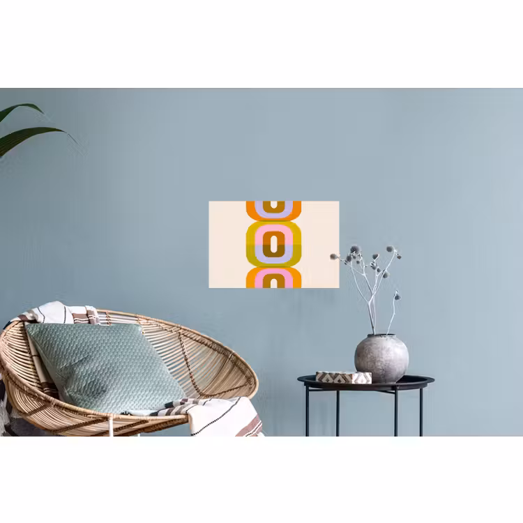 Muursticker - Stapel - Vormen - Geblokt - Oranje — 4
