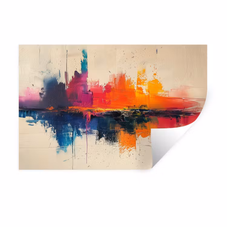 Muursticker - Watercolor - Kunst - Modern — 1
