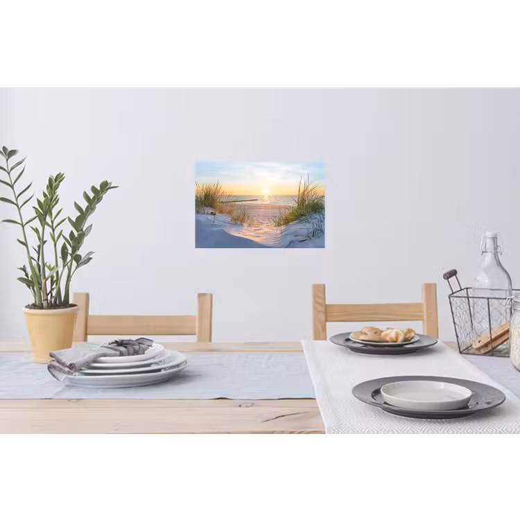 Muursticker - Strand - Zon - Duin - Gras - Zand - Horizon — 3