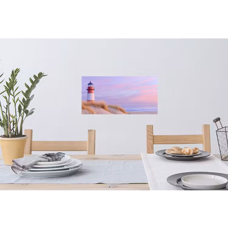 Muursticker - Vuurtoren - Duinen - Zonsondergang — 3