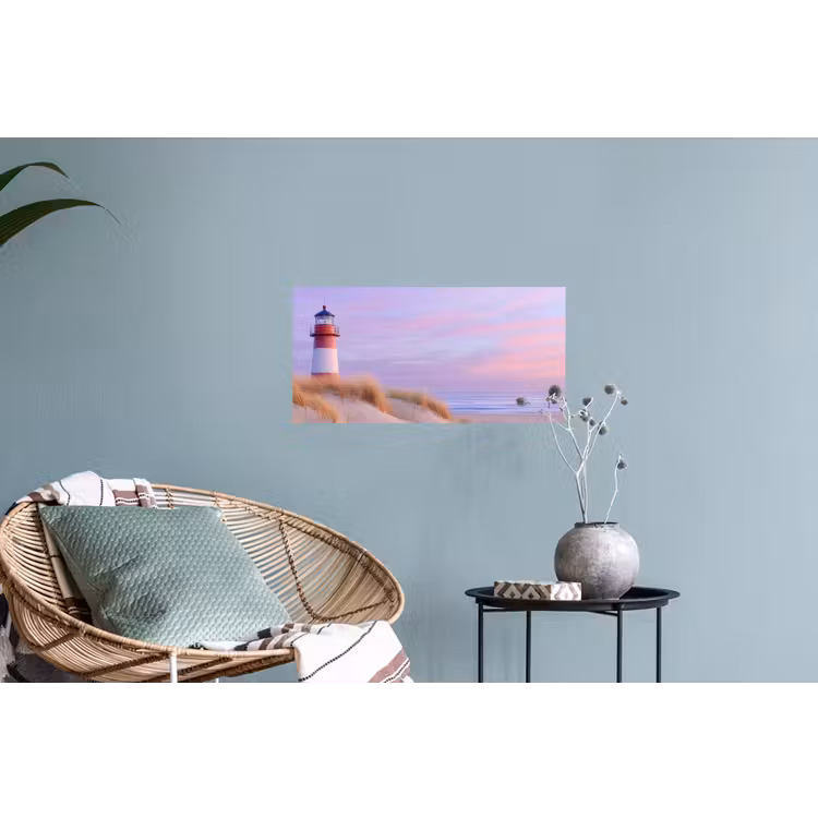Muursticker - Vuurtoren - Duinen - Zonsondergang — 4