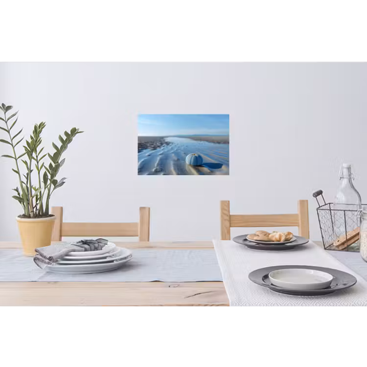 Muursticker - Strand - Schild - Water - Blauw — 3