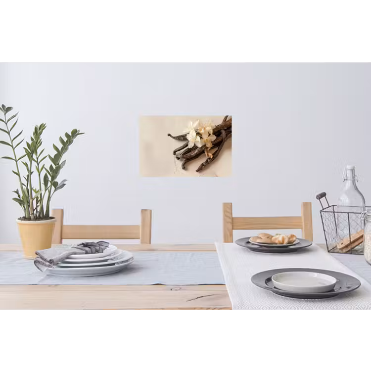 Muursticker - Vanille - Bloemen - Beige — 3