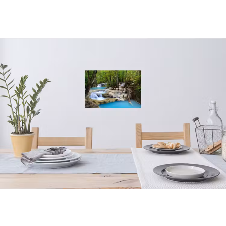Muursticker - Waterval - Natuur - Rivier - Bos - Water — 3