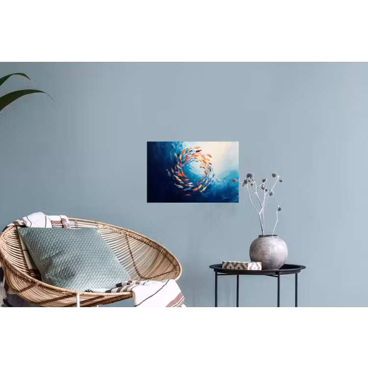 Muursticker - Zee - Vissen - Kleurrijk - Dynamisch — 4