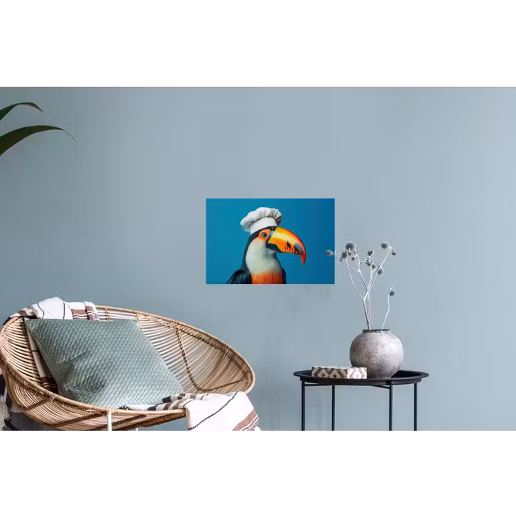 Muursticker - Toekan - Papegaai - Vogel - Koksmuts — 4