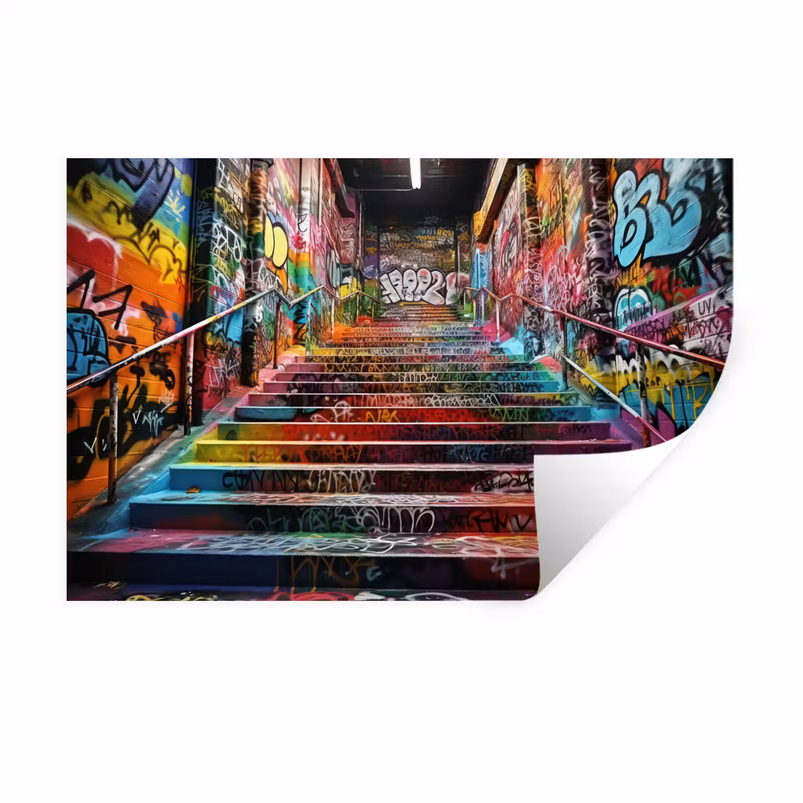 Muursticker - Trap - Graffiti - Kleuren - Kunst — 1