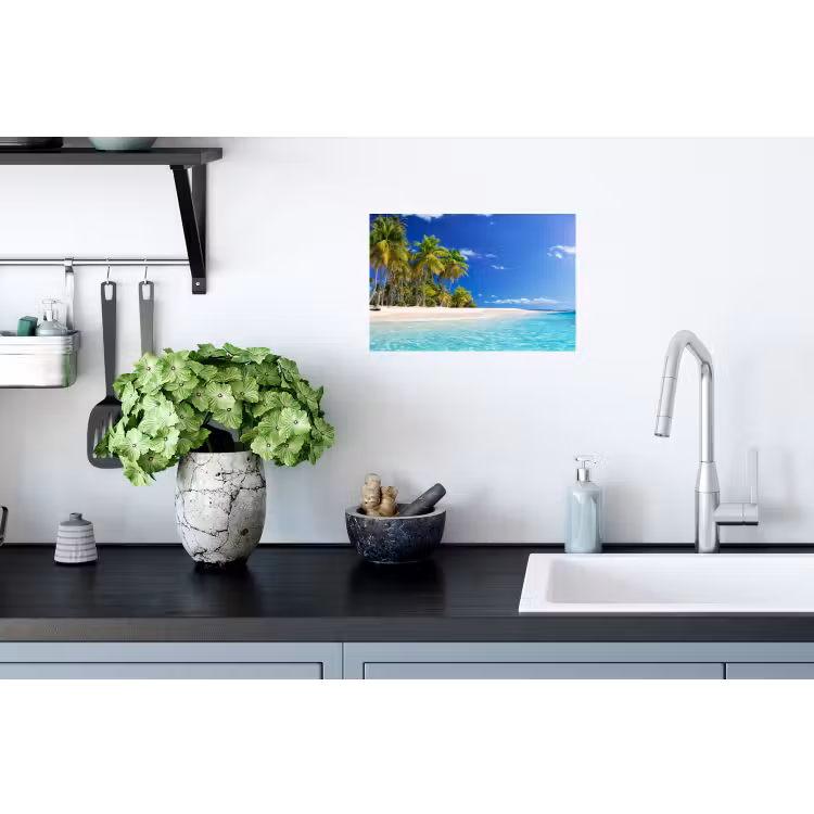 Muursticker - Strand - Zee - Palmboom - Zon - Zomer — 2