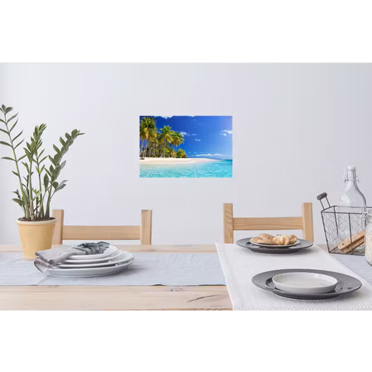 Muursticker - Strand - Zee - Palmboom - Zon - Zomer — 3