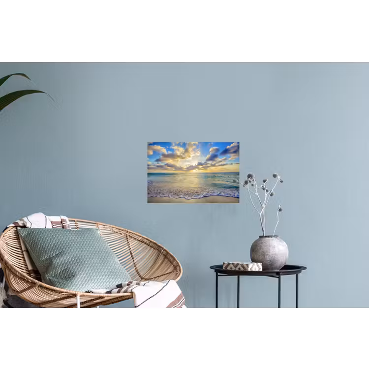Muursticker - Zee - Strand - Wolken - Zon — 4