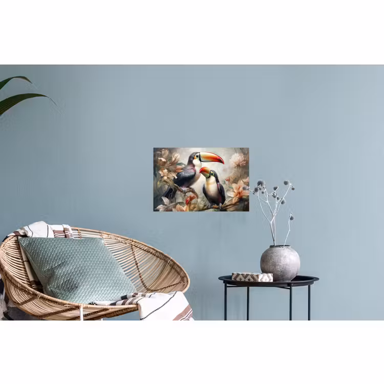Muursticker - Toekan - Vogels - Bloemen - Jungle — 4
