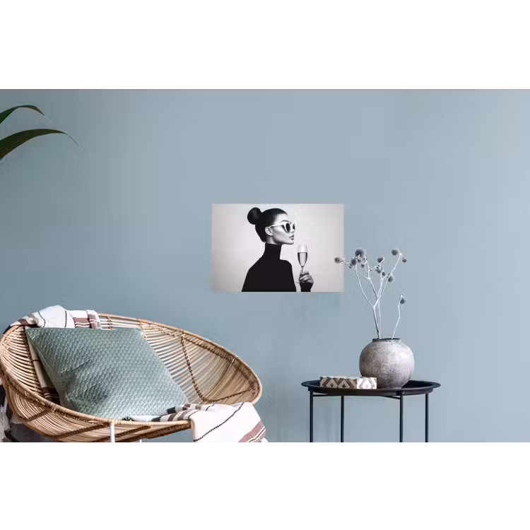 Muursticker - Vrouw - Champagne - Modern — 4