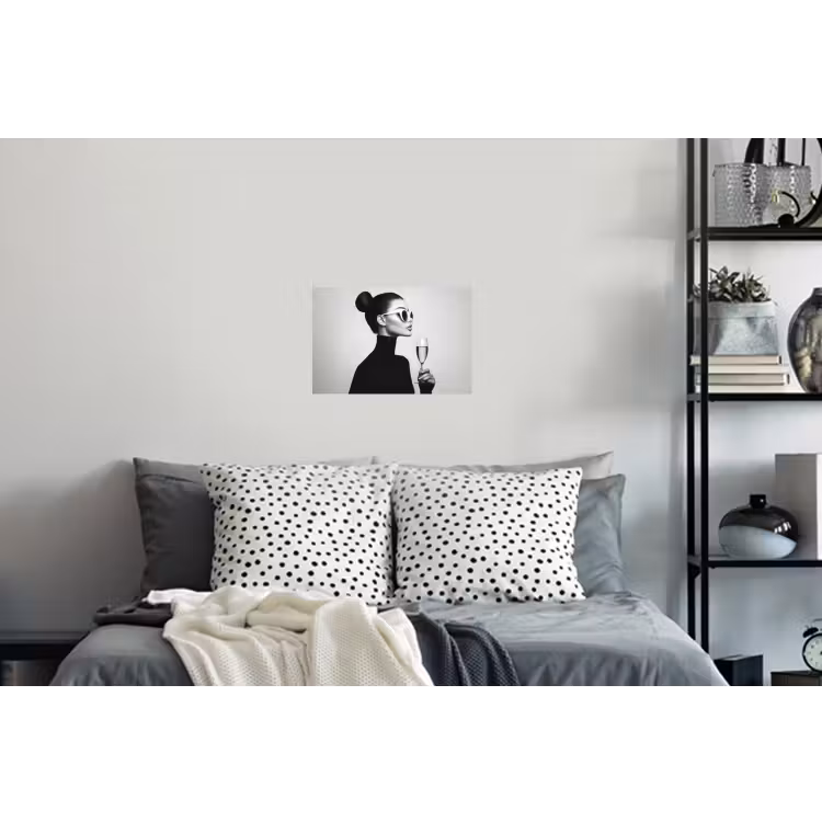 Muursticker - Vrouw - Champagne - Modern — 5