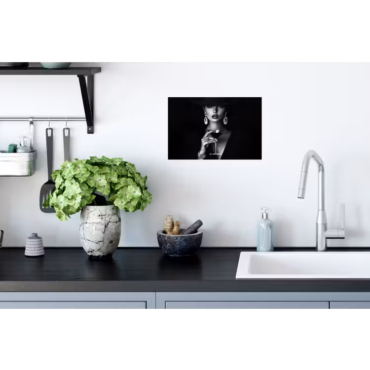 Muursticker - Vrouw - Cocktail - Chic — 2