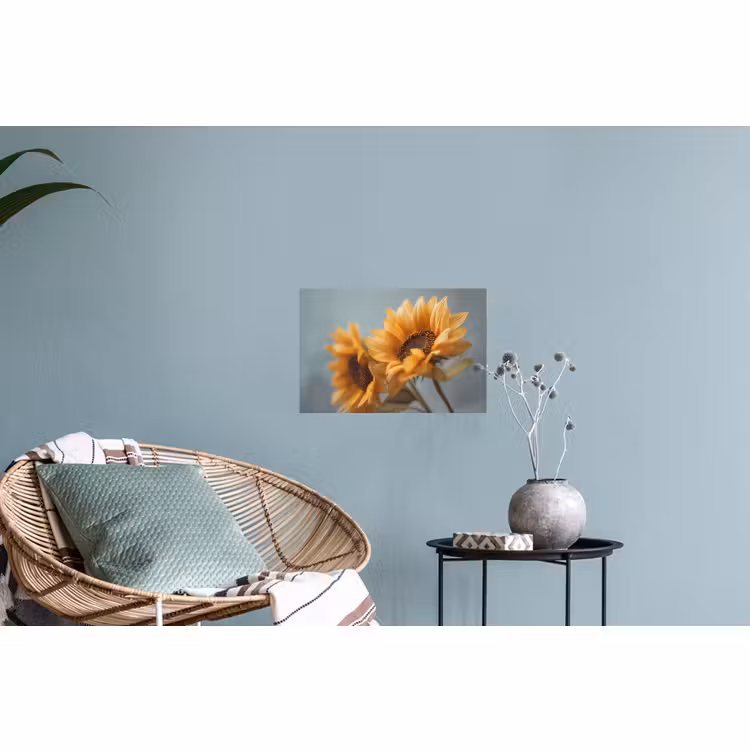 Muursticker - Zonnebloemen - Geel - Wazig — 4