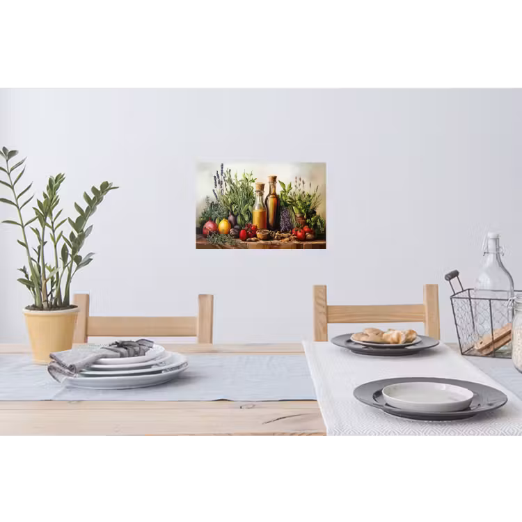 Muursticker - Stilleven - Kruiden - Specerijen - Fruit - Kleurrijk — 3
