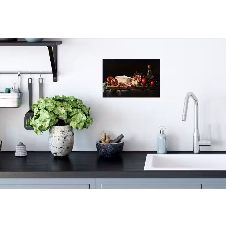 Muursticker - Stilleven - Vintage - Borrelplank — 2