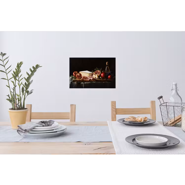 Muursticker - Stilleven - Vintage - Borrelplank — 3