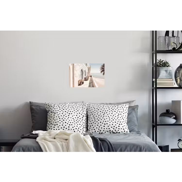 Muursticker - Terras - Stoelen - Strand - Beige — 5