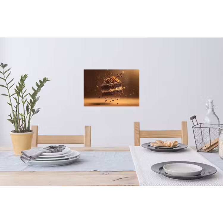 Muursticker - Taart - Chocolade - Eten - Brownie — 3