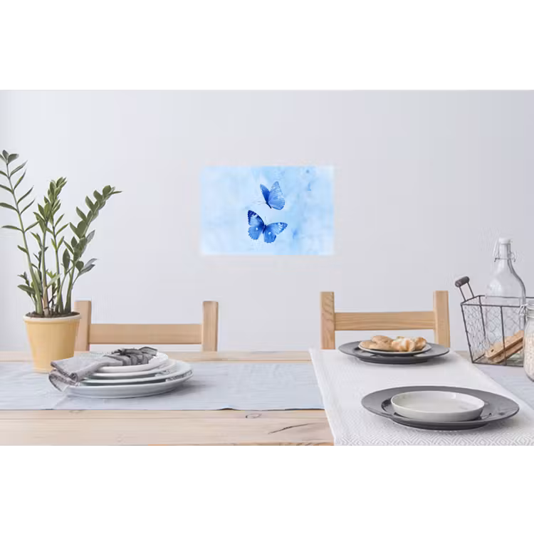 Muursticker - Vlinders - Sierlijk - Blauw — 3