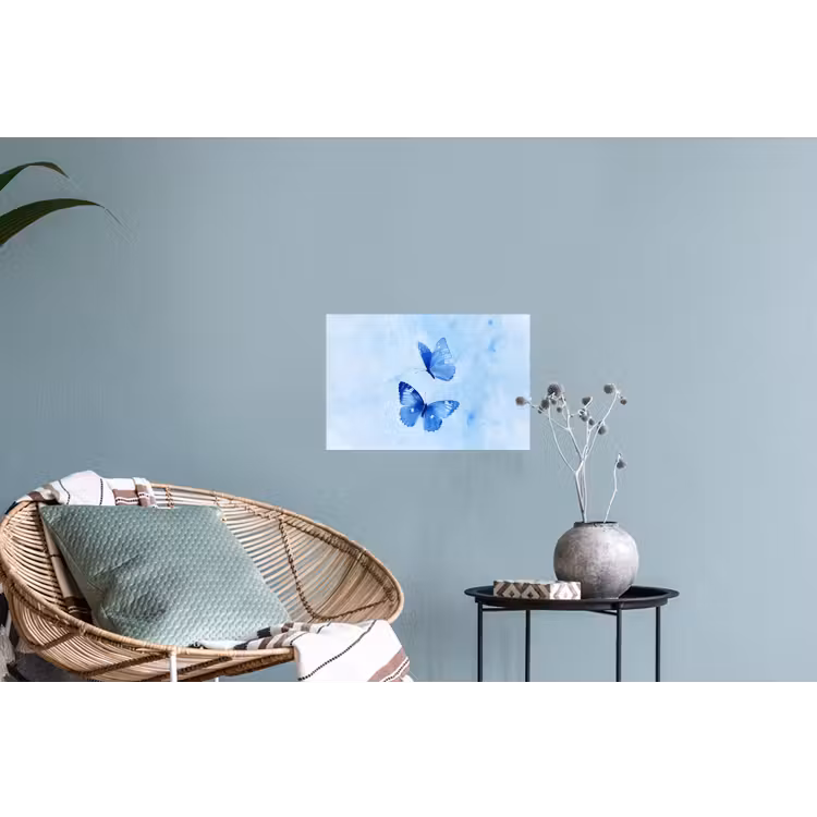 Muursticker - Vlinders - Sierlijk - Blauw — 4