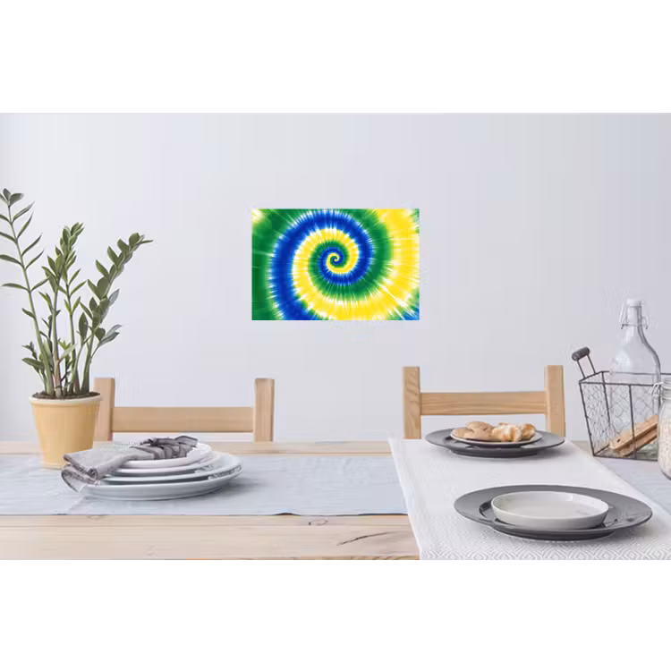 Muursticker - Spiraal - Groen - Draaiend — 3