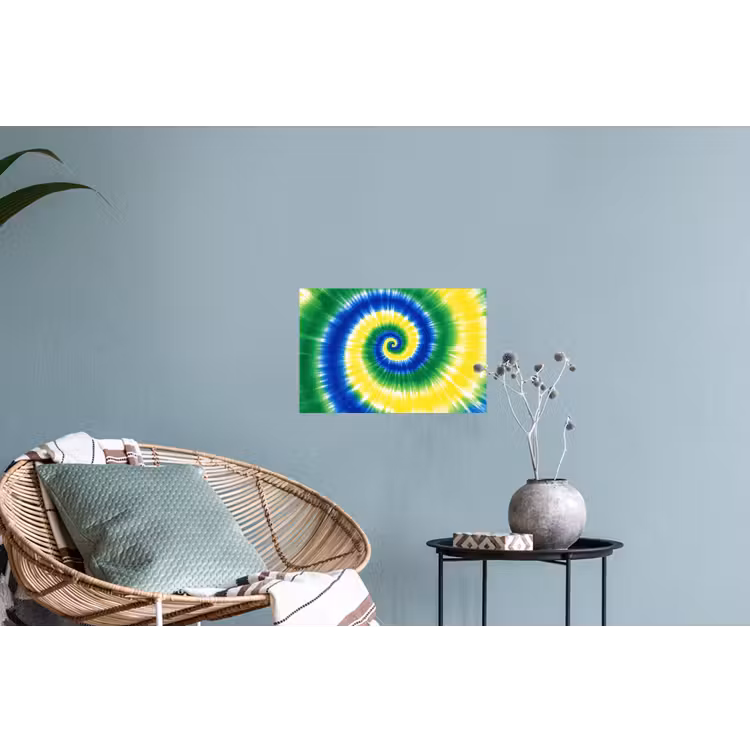 Muursticker - Spiraal - Groen - Draaiend — 4