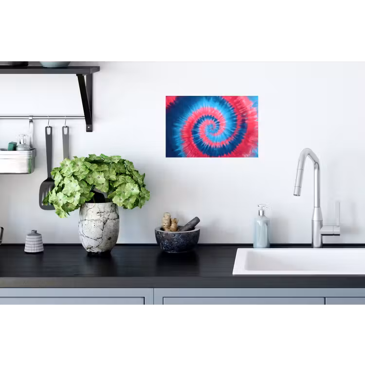 Muursticker - Spiraal - Roze - Draaiend — 2
