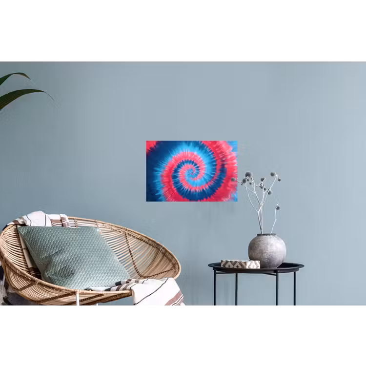 Muursticker - Spiraal - Roze - Draaiend — 4