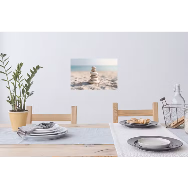 Muursticker - Stenen - Stapel - Zand - Zee — 3