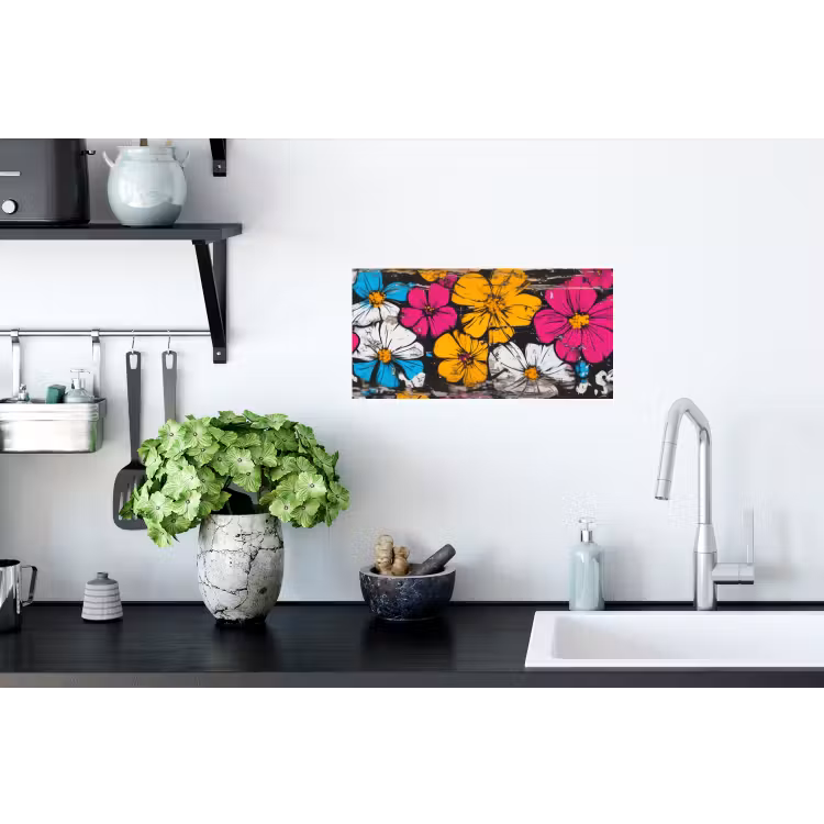 Muursticker - Street Art - Bloemen - Mix — 2